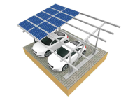 W Type Solar Carport